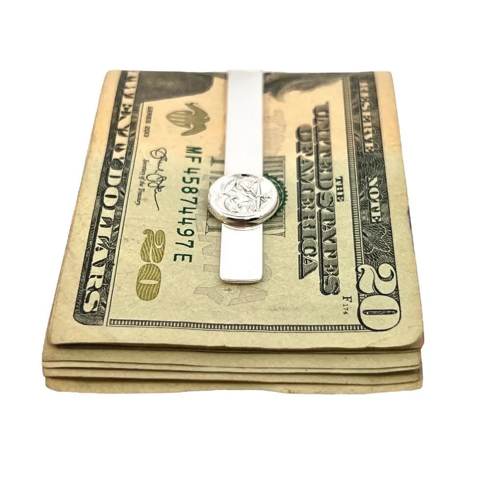 Georg Jensen Estate Money Clip Tie Clip Silver GJ32